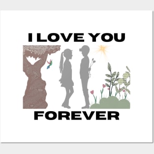 I love you forever Posters and Art